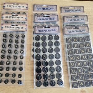 Sticko Inspirables Leather And Nostalgiques Typewriter Font Stickers Crafting